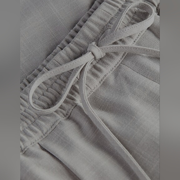 NWT High Waisted Slub Drawstring Jogger - Picture 4 of 4